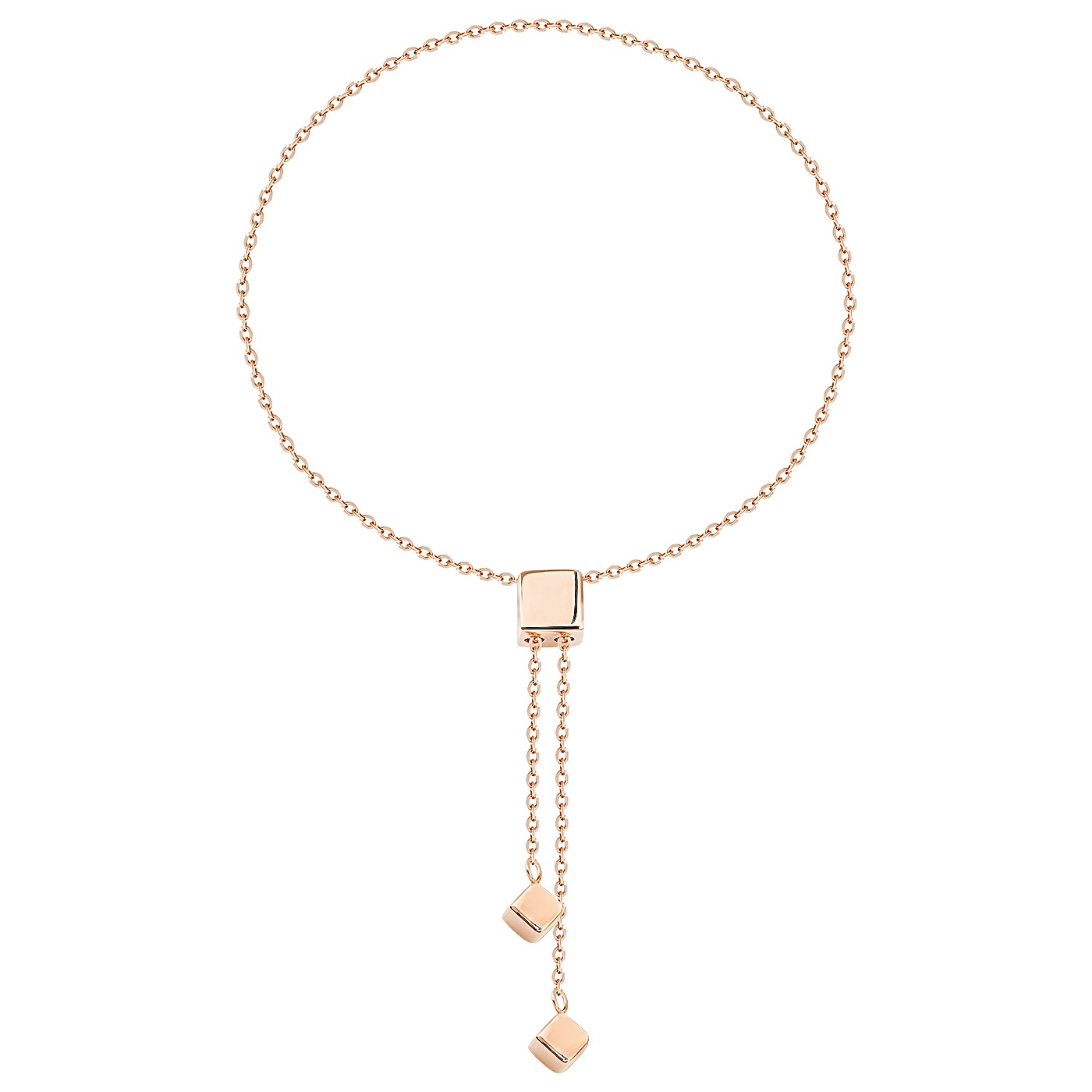 картинка Браслет "Куб" із червоного золота якірного плетіння, 10530714