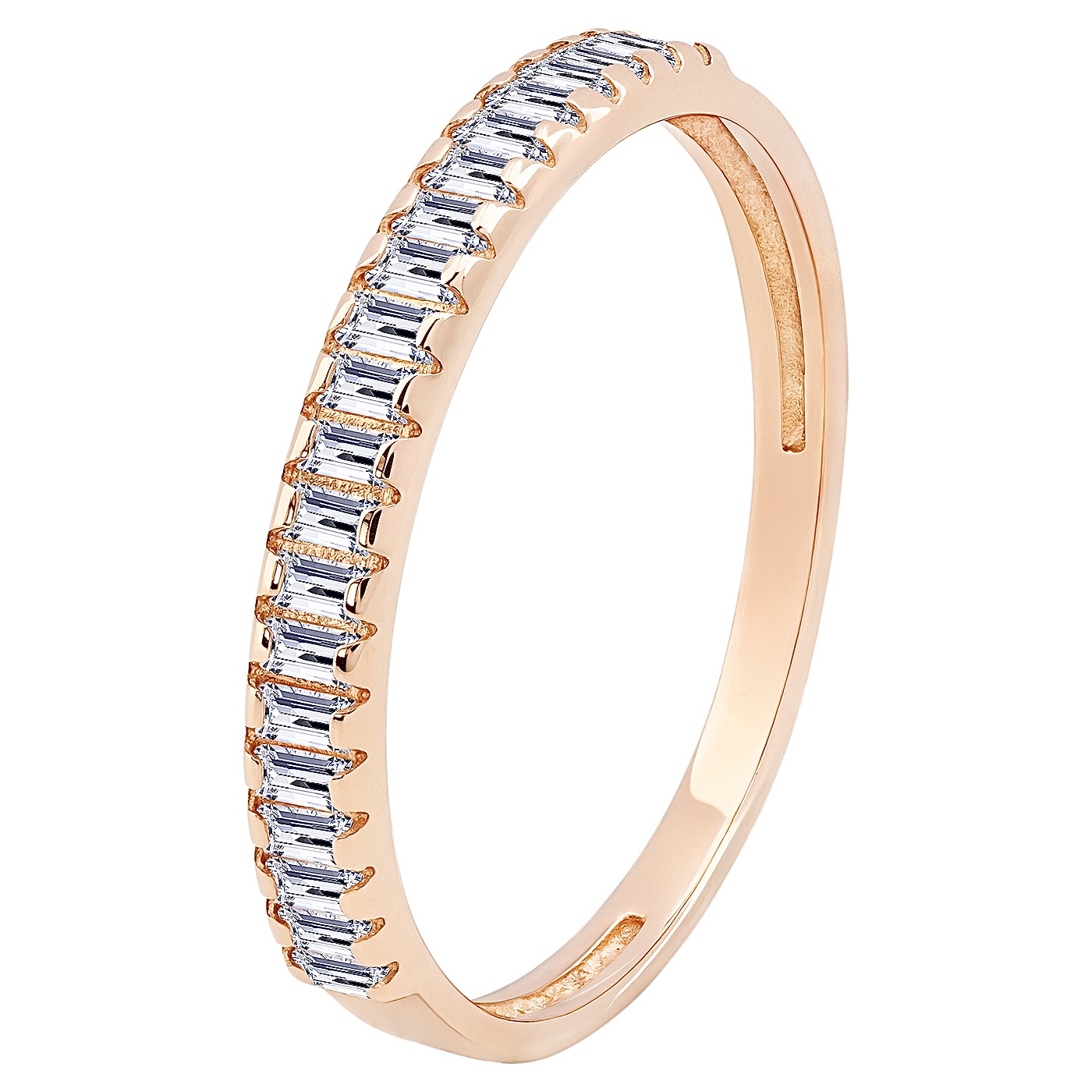 картинка Каблучка доріжка з фіанітами, 10528459