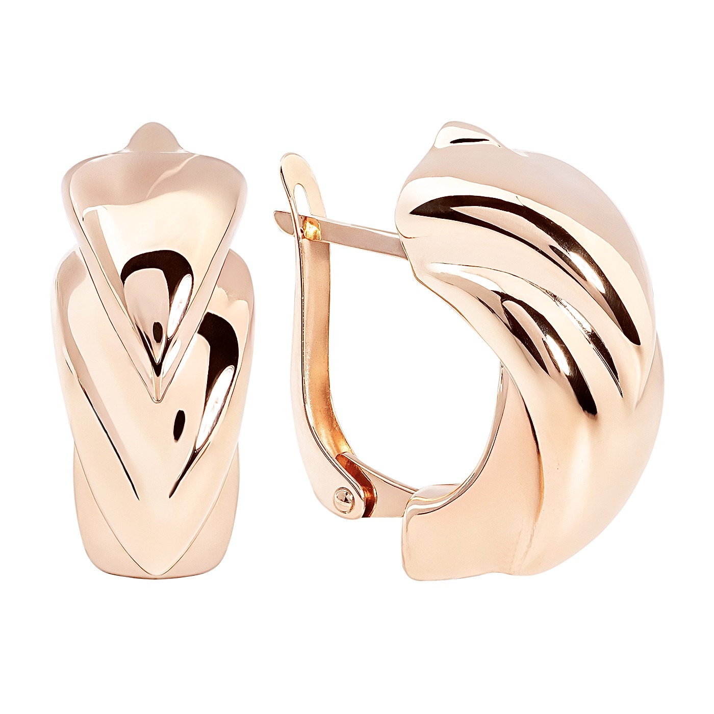 картинка Сережки із червоного золота, 10528481