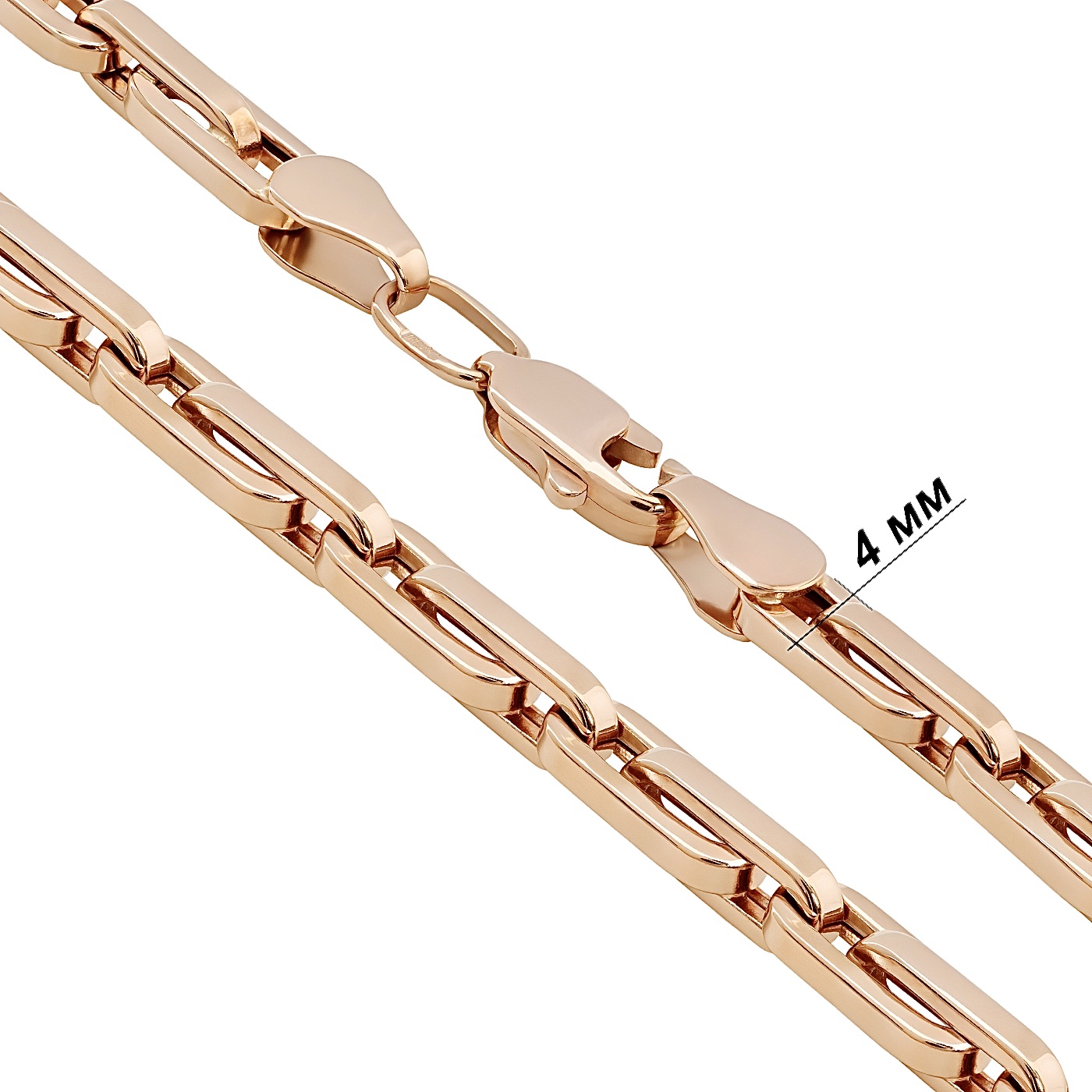 картинка Масивная золотая цепочка якорного плетения, 10505502