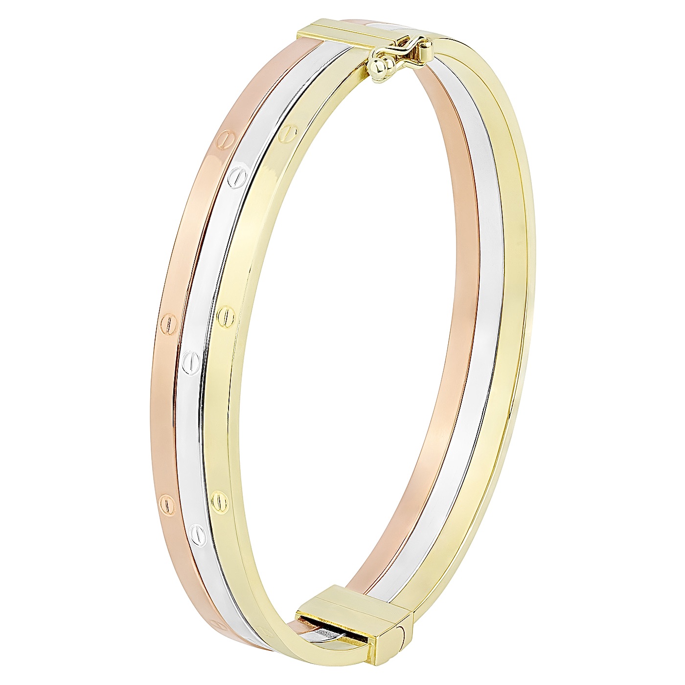 картинка Браслет "Любовь" из комбинированного золота, 10533233