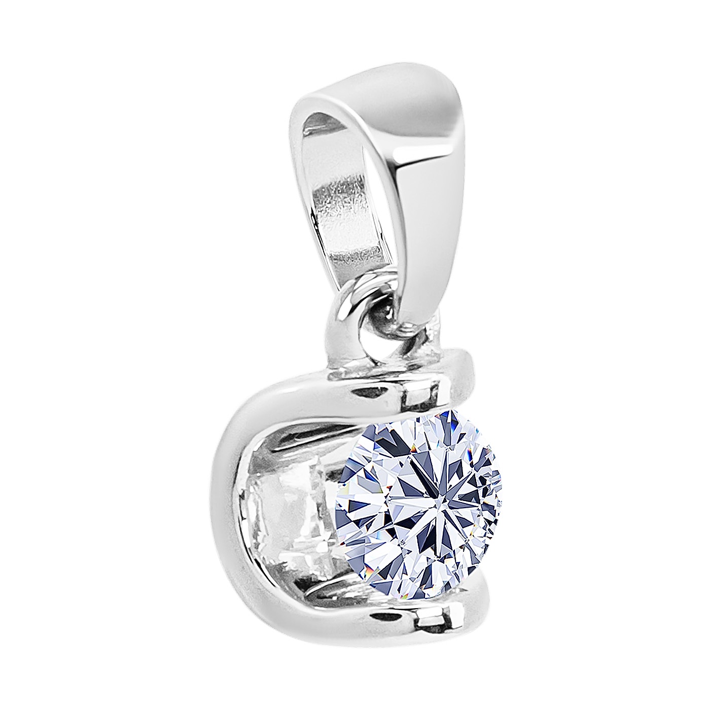 картинка Золотий підвіс з діамантом, 10499914