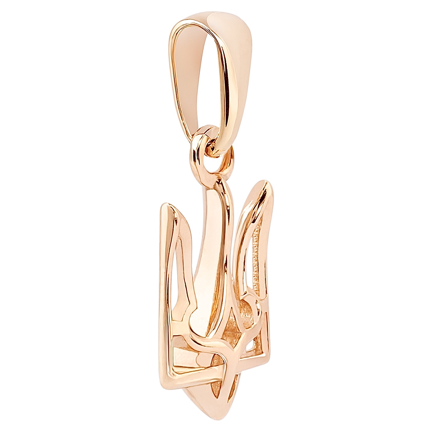 картинка Золотая подвеска "Тризуб", 10288065