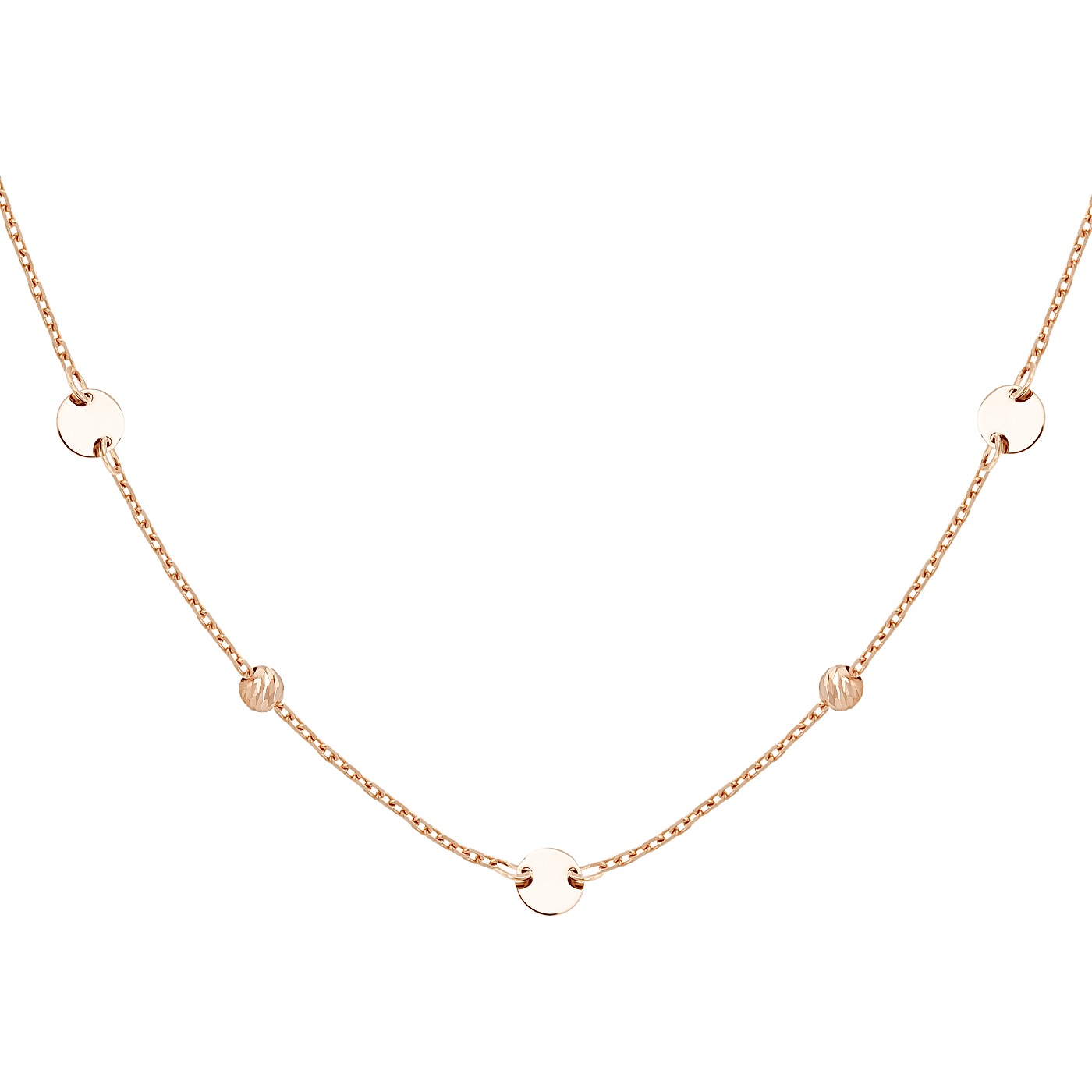 картинка Золотое колье с монетками и шариками, 10537116