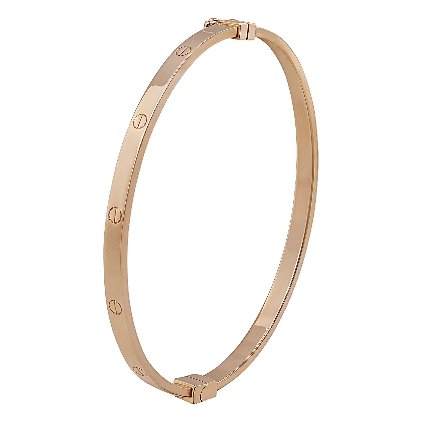 картинка Жорсткий браслет "Love" із червоного золота, 10527315