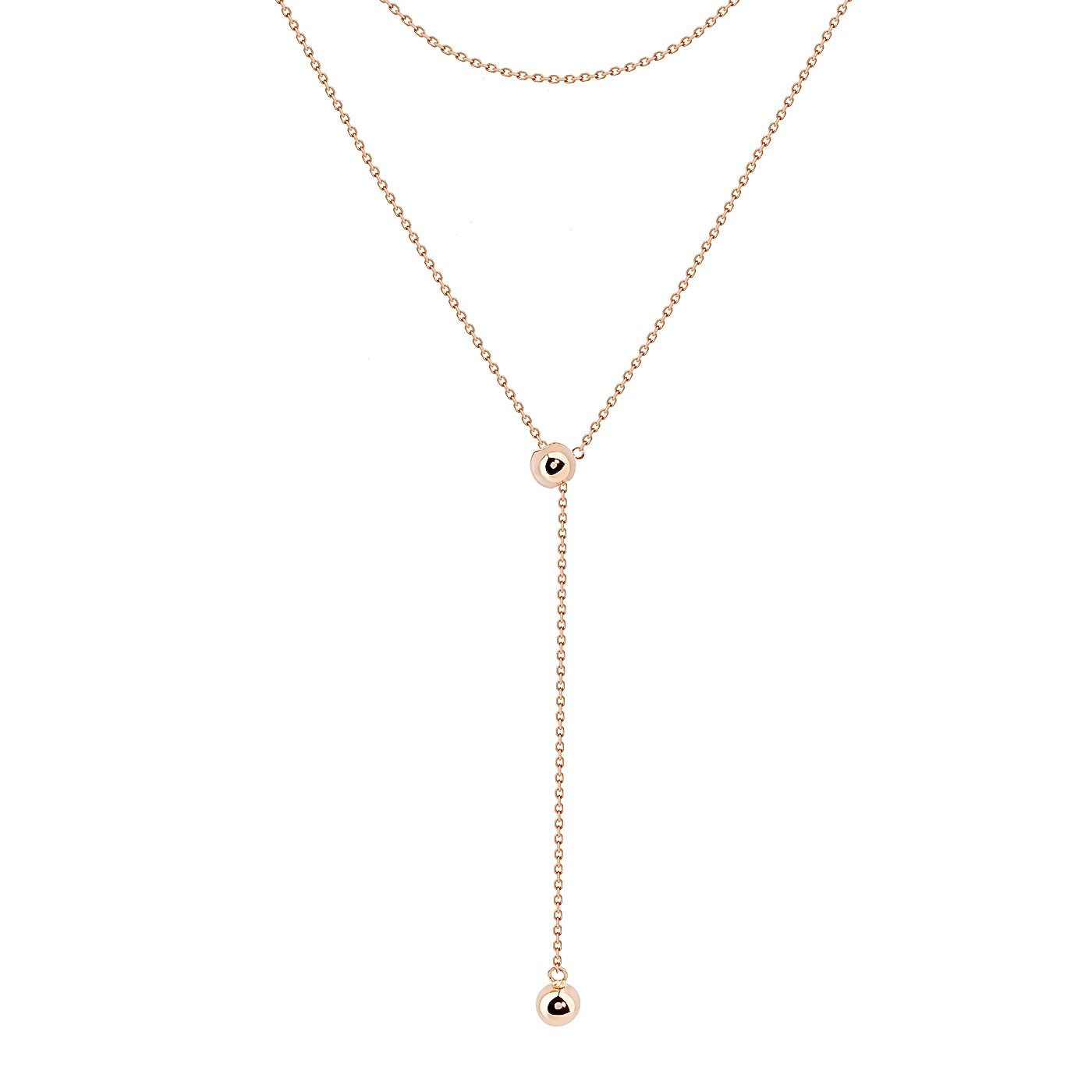 картинка Мінімалістичне кольє-трансформер з кульками, 10528778